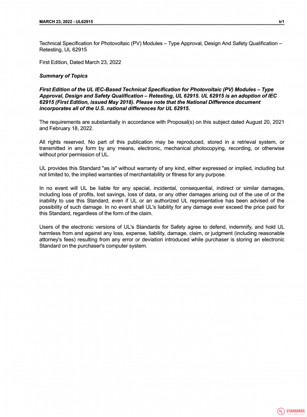 UL 62915 PDF UL 62915 PDF